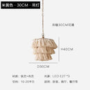 GobekUsa Bohemian Chandelier Tassel Light Chain Pendant LED Suspension Light