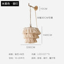 GobekUsa Bohemian Chandelier Tassel Light Chain Pendant LED Suspension Light