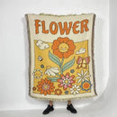 GobekUsa Bohemian Classic Design Thread Blanket and Throw