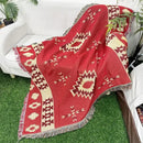 GobekUsa Bohemian Classic Design Thread Blanket and Throw