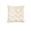Bohemian cream geometric tassel cushion covers living room decor by Decorbites