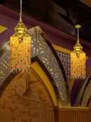 GobekUsa Bohemian Crystal Pendant Lights LED E27 Gold/Black Cafe Bar Decor