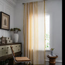 GobekUsa Bohemian Ethnic Geometry Printed Cotton Linen Curtain