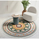 GobekUsa Bohemian Ethnic Round Area Rug for Bedroom and Balcony Floor – Christmas New Year Gift