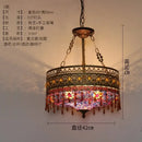 GobekUsa Bohemian Exotic Stained Glass Pendant Lights for Home Decor and Hospitality