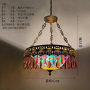 GobekUsa Bohemian Exotic Stained Glass Pendant Lights for Home Decor and Hospitality