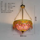 GobekUsa Bohemian Exotic Stained Glass Pendant Lights for Home Decor and Hospitality