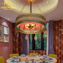 GobekUsa Bohemian Exotic Stained Glass Pendant Lights for Home Decor and Hospitality