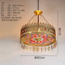 GobekUsa Bohemian Exotic Stained Glass Pendant Lights for Home Decor and Hospitality