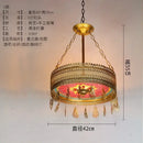 GobekUsa Bohemian Exotic Stained Glass Pendant Lights for Home Decor and Hospitality