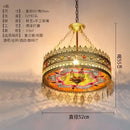 GobekUsa Bohemian Exotic Stained Glass Pendant Lights for Home Decor and Hospitality