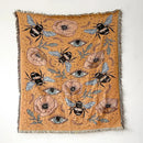 GobekUsa Bohemian Throw Blanket - Geometric Abstract Tapestry Sofa Cover with Tassel - Living Room Decor Rug