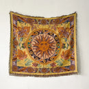 GobekUsa Bohemian Throw Blanket - Geometric Abstract Tapestry Sofa Cover with Tassel - Living Room Decor Rug