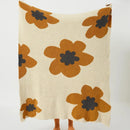 GobekUsa Bohemian Flower Knitted Throw Blanket
