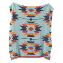 GobekUsa Bohemian Flower Knitted Throw Blanket