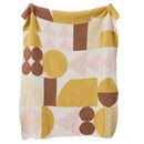 GobekUsa Bohemian Flower Knitted Throw Blanket