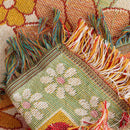 GobekUsa Bohemian Flowers Tapestry Sofa Blanket