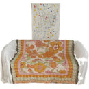 GobekUsa Bohemian Flowers Tapestry Sofa Blanket