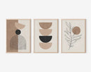 GobekUsa Bohemian Geometric Plant Wall Art Set