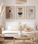 GobekUsa Bohemian Geometric Plant Wall Art Set