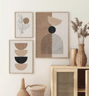 GobekUsa Bohemian Geometric Plant Wall Art Set