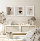 GobekUsa Bohemian Geometric Plant Wall Art Set