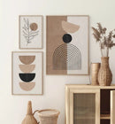 GobekUsa Bohemian Geometric Plant Wall Art Set