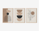 GobekUsa Bohemian Geometric Plant Wall Art Set