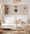 GobekUsa Bohemian Geometric Plant Wall Art Set