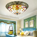 GobekUsa Bohemian Glass Ceiling Light: European Baroque Style for Home Decor & LED Lighting.