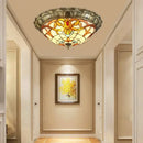 GobekUsa Bohemian Glass Ceiling Light: European Baroque Style for Home Decor & LED Lighting.