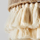 GobekUsa Bohemian Hemp Rope Tassel Pendant Light for Home Decor