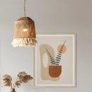 GobekUsa Bohemian Hemp Rope Tassel Pendant Light for Home Decor