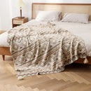 GobekUsa Bohemian Knitted Oat White Tassel Blanket - Home Office Air Conditioning Nap Decor