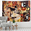 Bohemian mosaic murals tapestry wall art for living room decor by Decorbites