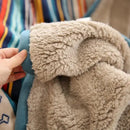 GobekUsa Bohemian Double-Layer Winter Coral Fleece Sofa Blanket