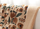 GobekUsa Bohemian Double-Layer Winter Coral Fleece Sofa Blanket