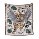 GobekUsa Bohemian Outdoor Blanket - Luxury Tapestry Rug for Camping, Picnics, and Home Decor