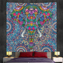 Bohemian purple & pink elephant god mandala tapestry bedroom decor by Decorbites