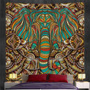 Bohemian purple & pink elephant god mandala tapestry bedroom decor by Decorbites
