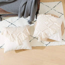 GobekUsa Bohemian Style Beige Cushion Cover for Home Decoration - 30x50cm/45x45cm