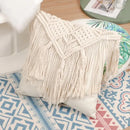 GobekUsa Bohemian Style Beige Cushion Cover for Home Decoration - 30x50cm/45x45cm