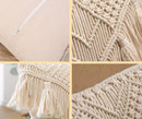GobekUsa Bohemian Style Beige Cushion Cover for Home Decoration - 30x50cm/45x45cm