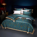 GobekUsa Bohemian Style 1000TC Egyptian Cotton Bedding Set with Digital Printing
