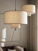 GobekUsa Bohemian Wabi Sabi Fabric Pendant Lamps for Home, Office, and Hospitality