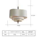 GobekUsa Bohemian Wabi Sabi Fabric Pendant Lamps for Home, Office, and Hospitality