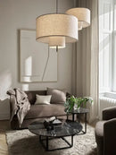 GobekUsa Bohemian Wabi Sabi Fabric Pendant Lamps for Home, Office, and Hospitality
