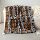 GobekUsa Bohemian Winter Blanket: Skin-friendly, Thick & Multifunctional for Office, Travel & Home