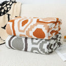 GobekUsa Bohemian Winter Blanket: Skin-friendly, Thick & Multifunctional for Office, Travel & Home