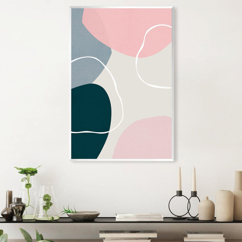 Boho Abstrato Shades Canvas